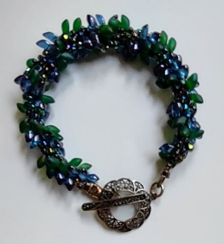 Grape Vine Kumihimo Bracelet
